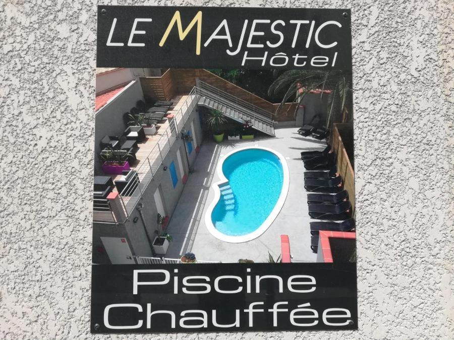 Hotel Le Majestic Canet Plage Bagian luar foto